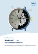 WinWerth® 11.47 Version information